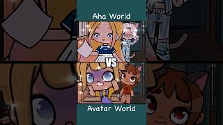 Aha World VS Avatar World❤️💙 Return gift from Miss cat 🐱 ahaworld avatarworld tocaboca memes [upl. by Eiggam676]