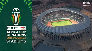 🇨🇮 Africa Cup of Nations 2023 Stadiums Ivory Coast [upl. by Lotte]