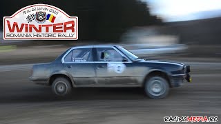 Romania Historic Winter Rally 2023 HD  Crash amp Show [upl. by Einahpts]