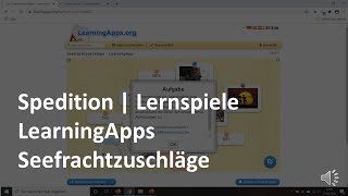 Seefrachtzuschläge  LearningApp  Seefracht  Prüfungsvorbereitung Spedition amp Logistik [upl. by Tahp]