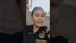 Assam police commando New reels super Assamese love cute girl  commando assamese video 💗🥀🙏💔 [upl. by Eelorac]