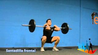 front squat para progresiones funcionales en fitness [upl. by Pooi364]