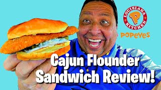 Popeyes Cajun Flounder Sandwich is quotOff the Hookquot [upl. by Doubler]