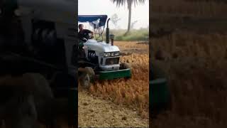 Eicher tractor 485 with rotavator [upl. by Isle]