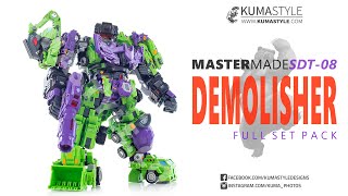 Review Master Made SDT08 Demolisher Full Set Pack [upl. by Arrol551]