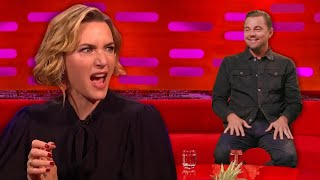 Leonardo DiCaprio Surprises Kate Winslet on The Toonight Show [upl. by Onafets]