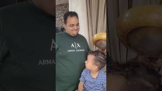 بابا ضربني علي راسي 🤣🤪 funny babyanaya comedy asfiyaballoonfamily cutebaby ballonshow cute b [upl. by Gamali]