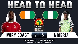 IVORY COAST vs NIGERIA  AFRICA CUP OF NATIONS 2024  Prediction amp Head to Head Stats  CIV vs NIG [upl. by Aubarta642]