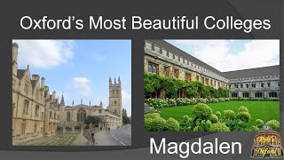 Oxfords most beautiful colleges Spotlight on Magdalen [upl. by Ellehcor475]