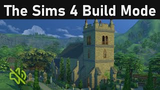 The Sims 4 Build mode  Bramblewood Church [upl. by Sesylu]