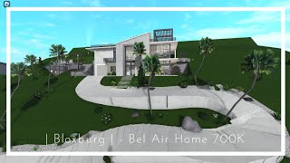 Bloxburg   700K Bel Air Contemporary Mansion [upl. by Eynobe527]