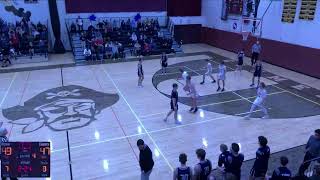 Clymer Central High School vs Southwestern High School Mens Varsity Basketball [upl. by Eitsyrk]