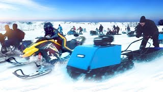 Motorsleds or snowmobiles Grand winter battle 2020 [upl. by Strain]