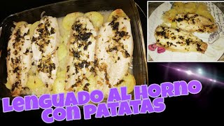 Lenguado al Horno con Patatas 🐟🥔 Receta SaLuDabLe [upl. by Akienom]