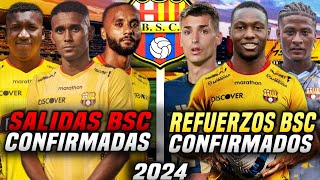 ÚLTIMOS REFUERZOS y SALIDAS CONFIRMADAS BARCELONA SC 2024 PREVIO a la PRETEMPORADA y NOCHE AMARILLA [upl. by Eninahpets916]