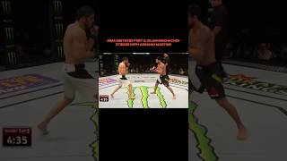 MMA Mistakes Islam Makhachev Strikes With Adriano Martins Part 2 mma boxing ufc wrestling [upl. by Hulburt]