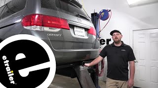 etrailer Class III Trailer Hitch Installation  2008 Honda Odyssey [upl. by Edgerton447]