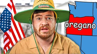 Australian Tries to Name Every US State [upl. by Worrell]