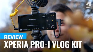 Sony Xperia ProI vlog monitor kit review [upl. by Ayekam]