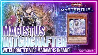 【Master Duel】Witchcrafter Magistus ft ViceMadame  Decklist Combo amp Replays [upl. by Flavio]