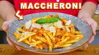 Maccheroni s bolognese omáčkou z kuracieho mäsa  Viktor Nagy  recepty [upl. by Nosremaj]