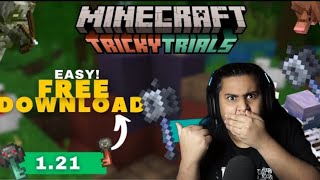 How to download Minecraft 121 for Free 2024  Download Minecraft Tricky trails on pc [upl. by Kurtz]