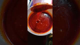 Spicy chilli sauce🤤 fastfood chillisauce sauce [upl. by Hashim]