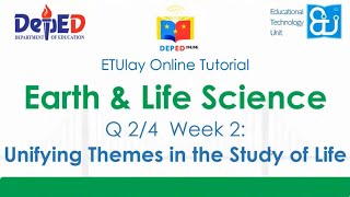 Unifying Themes in the Study of Life  Earth amp Life Science  SHS Quarter 4 Week 2 [upl. by Pelletier]