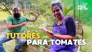 🔥ESTRENO🔥 Como hacer TUTORES DE TOMATES 🍅 [upl. by Voltz]