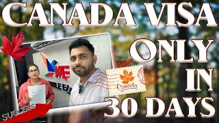 Canada 🇨🇦 Visa Multiple Entry in 30 Days only  Good Chances for Canada Now [upl. by Puttergill]