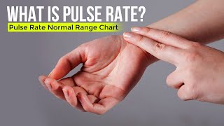 What is Pulse Rate  Pulse Rate Normal Range Chart [upl. by Yrellam803]