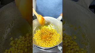 Amazing Yellow Popcorn Making  Homemade Pop Corn Recipe shorts popcorn food [upl. by Yllod]