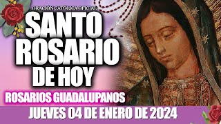 EL SANTO ROSARIO DE HOY JUEVES 04 DE ENERO DE 2024💖MISTERIOS LUMINOSOS♥️SANTO ROSARIO DE HOY [upl. by Aidualc]