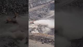 Water Spray during mines blasting facts factscience [upl. by Ellenwahs]