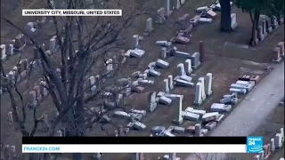 US  Surge of antisemitism sparks concern after the vandalization of a Jewish cemetery in Missouri [upl. by Allwein]