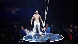 Aerial Straps Igor Zavadko Dinner Show [upl. by Lynsey]