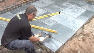 How To Lay A Patio  Expert Guide To Laying Patio Slabs  Garden Ideas amp Tips  Homebase [upl. by Ettolrahs246]