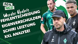 Fehlentscheidungen Eigenverschulden Schiri  XXL Analyse WerderStuttgart [upl. by Eirrahs]