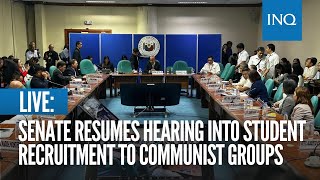 LIVE Senate resumes hearing into student radicalization recruitment to communist groups  August 6 [upl. by Rumit]