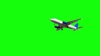 aeroplane flying green screen video from WD GREEN SCREEN [upl. by Rebmac]