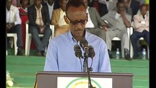 President Kagame ends Western Province tour Kamembe 18 January 2013 [upl. by Grani40]