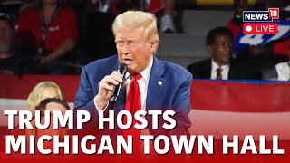 Donald Trump Michigan Speech Live  Donald Trump Campaigns For US Election 2024  Trump News  N18G [upl. by Haeckel777]