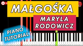 Maryla Rodowicz  Małgośka 🎹 Piano Tutorial [upl. by Johan]