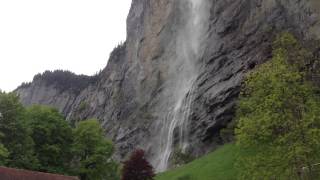 Staubbach Falls Lauterbrunnen Switzerland May 2013 [upl. by Burget]