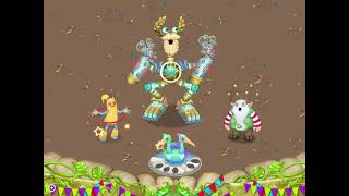 My Singing Monsters  Gold Island  Quibble Yool Hooala Epic Wubbox quartet [upl. by Marlon389]