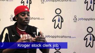 Kroger Interview  Stock Clerk [upl. by Aronael]