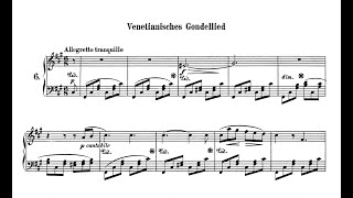 Mendelssohn  Song without Words Op 30 No 6 in f minor quotVenetian Gondola Songquot [upl. by Esiralc]