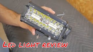 7 inch Led off road work lights by NAO [upl. by Cnahc]