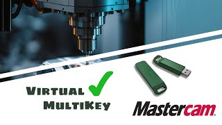 Mastercam Virtual Usb Key  new version  No Mastercam License found [upl. by Hanford936]