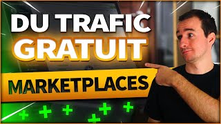 Comment Avoir Du TRAFIC GRATUIT Grâce Aux Marketplaces  Etsy 5euros Redbubble [upl. by Amelus]